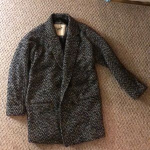 Abercrombie herringbone coat
